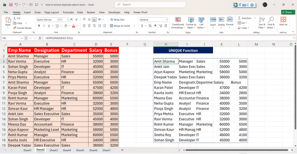 excel-me-duplicate-data-kaise-hataye