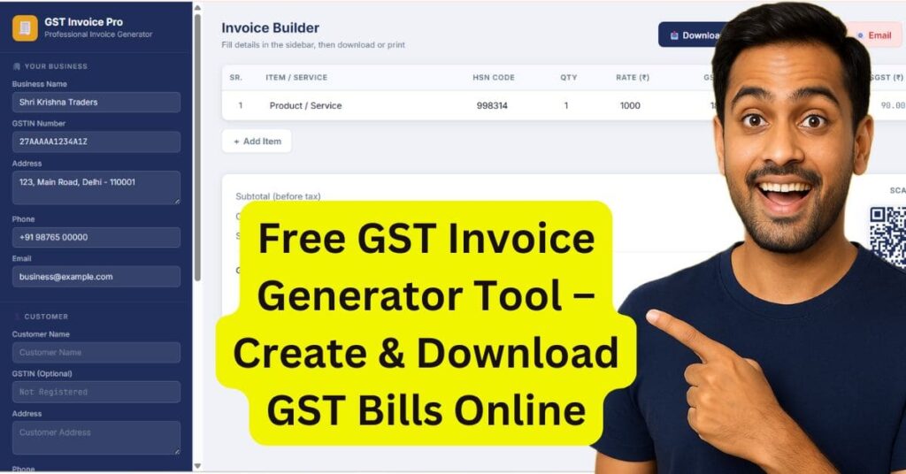 GST INVOICE GENERATOR TOOL