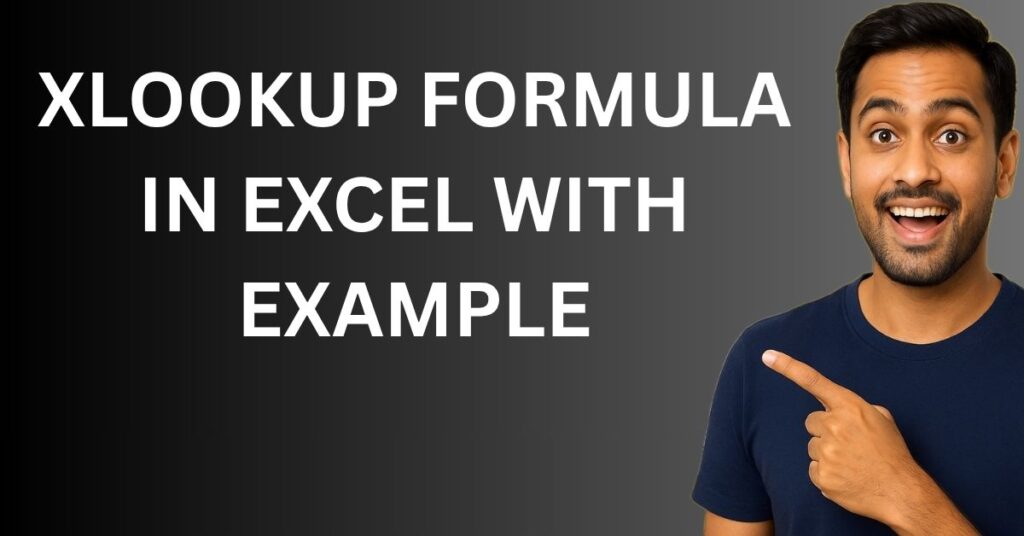 XLOOKUP Formula in Excel with Example in Hindi